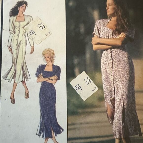 UNCUT Vintage Sewing Patterns Dresses - Picture 6 of 6